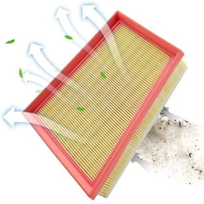 JM2666 Engine Air Filter Fits for Buick Encore GX 2020 (8.5" x 7.24" x 2.16")