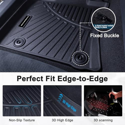 Floor Mats & Trunk Mat for Chevrolet Tahoe 2021 (2021-25|For Chevrolet Tahoe 7Seats|Full Set)