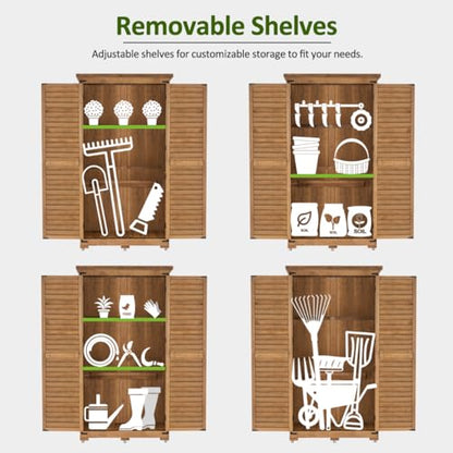 Outdoor Storage Cabinet (Natural)