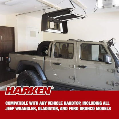 Hoister Truck Cap Overhead Garage Storage Hoist (12 ft Ceiling, 200 lb Max)