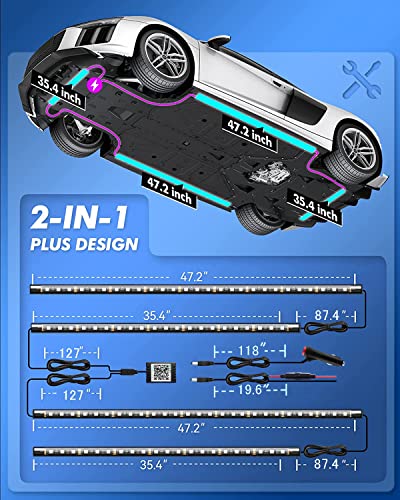Car Underglow Lights (Multicolor)