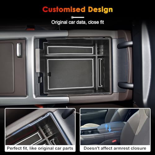 for Hyundai Palisade Center Console Organizer Tray for 2023