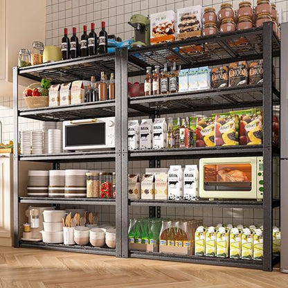 48" W x 24" D x 72" H Metal Storage Shelves (48.43" W x 23.98" D x 72.05" H)