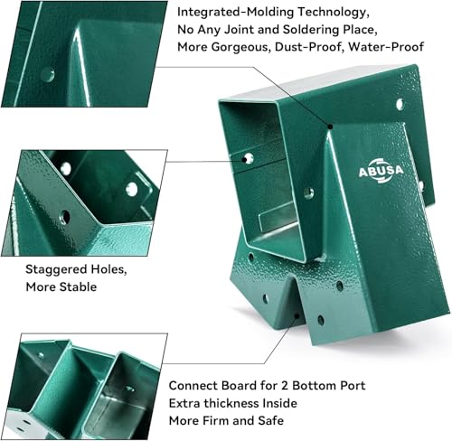 Heavy Duty Swing Sets Brackets Including 2 Green A (Light Green)