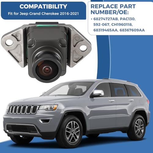 Rear View Backup Reverse Camera Fit for Jeep Grand Cherokee 2016 (Fit for Jeep Grand Cherokee 2016-2021)