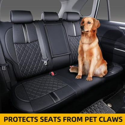Custom RAV4 Seat Covers for 2019 (Black Sport / 2019-2025 RAV4 Gas)