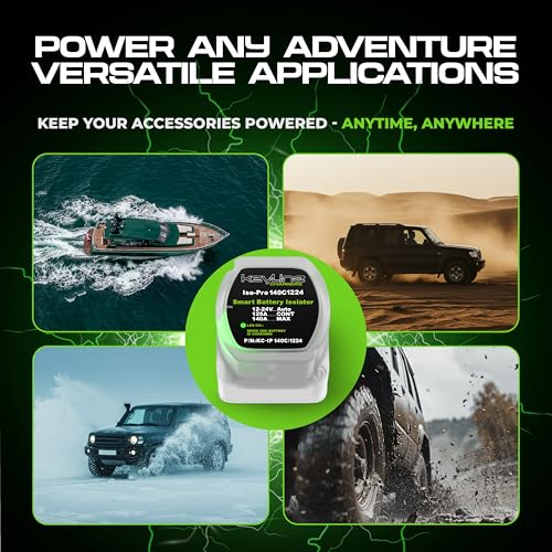 Dual Battery Isolator Kit 12V (140 AMP 12/24 Volt Kit)