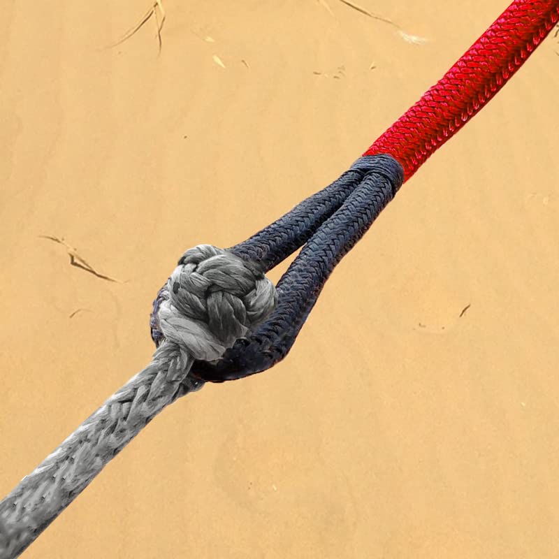 Kinetic Recovery Rope 1“x30' Towing Rope 48 (7/8"x30\' Red)