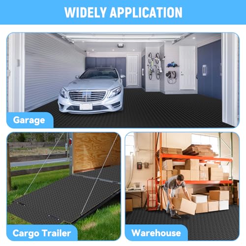4x6 FT Garage Floor Mat (4x6 FT / Black)