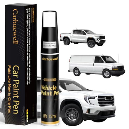 Touch Up Paint for GMC Summit White (For GMC / Summit White/Interstellar White(GAZ/WA8624) for All Models)