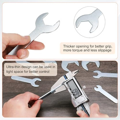 10pcs Small Wrench 25x126x2.8mm Metric U (25x126x2.8mm)