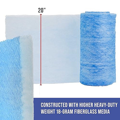 Master Elite Paint Spray Booth Exhaust Filter Roll (20.5 inches x 100 Feet)