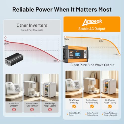 1000W Pure Sine Wave Power Inverter (1000W)