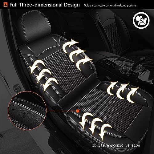 Front Seat Covers for Toyota Camry 2002 (015-Black / 8.Camry 2002-2026-2 front seat covers only)