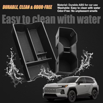 for Toyota RAV4 2026 Cup Holder Armrest Storage Box (2026 RAV4-2pcs)
