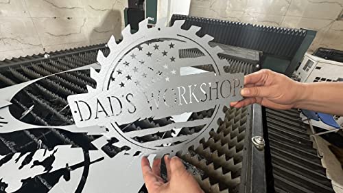 Personalized Papa's Workshop Metal Sign (Design 11)