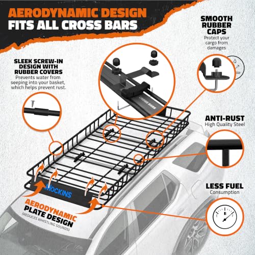 84"x39"x6" XL Extendable Waterproof Car Roof Rack Cargo Carrier (84"x39"x6" - 35 Cu.Ft. Bag)