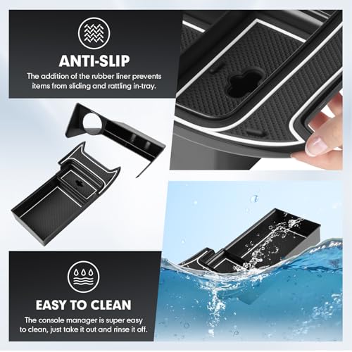 2PCS Center Console Organizer for 2021 (2021-2024 Toyota Venza 2PCS)