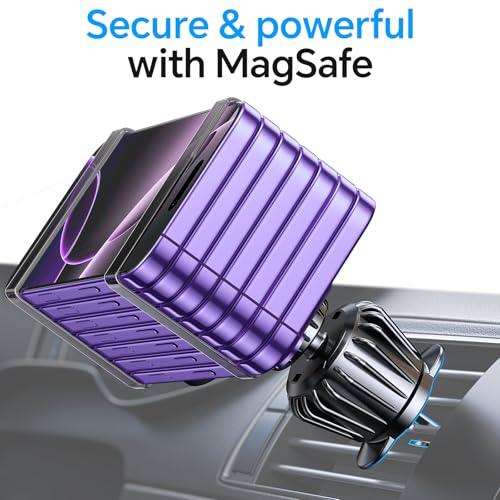 for Magsafe Car Mount【Strong Magnets】Magnetic Phone Holder for Car Phone Holder Mount Dash Mounted Holders Phone Holders for Your Car Accessories for Women Men for iPhone 17 Pro Max 16 15 14 (Black)
