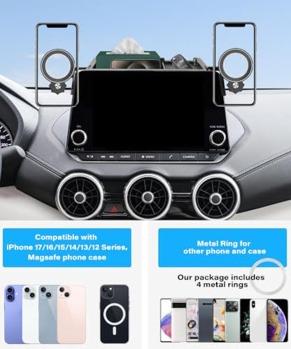 Car Phone Holder for Nissan Rogue 2021 (for Rogue 2021-2026/Sentra/Altima 20-25(8" Screen))