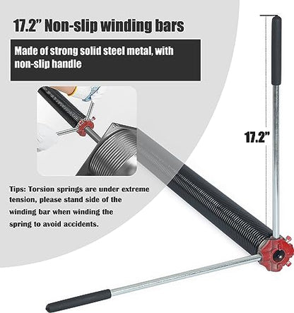 Garage Door Torsion Spring Set (.250x2x33")