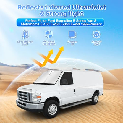 Window Shades for 1992 (Ford Econoline E-Series 1992-Present)