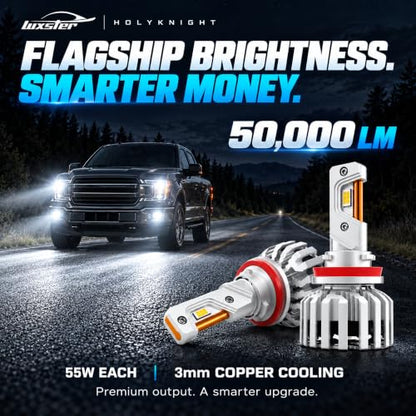 9012 HIR2 Holyknight 50000lm High Lumen LED Bulb 6000K (9012/HIR2)