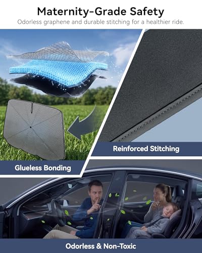 Car Windshield Sun Shade Umbrella (Large)