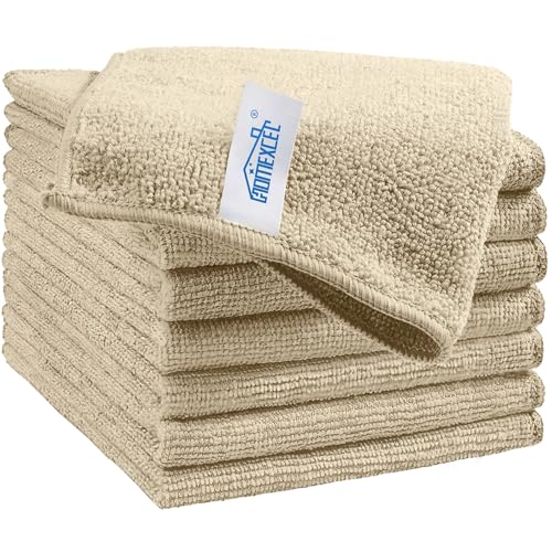 8PK Microfiber Cleaning Cloth (Brown)