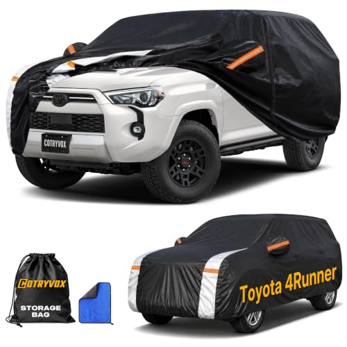 Toyota 4Runner Car Cover 100% Waterproof All Weather (Custom fit Toyota 4Runner / SUV car cover)