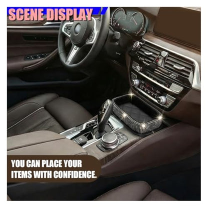 Bling Car Dashboard Storage Tray (Diamand)