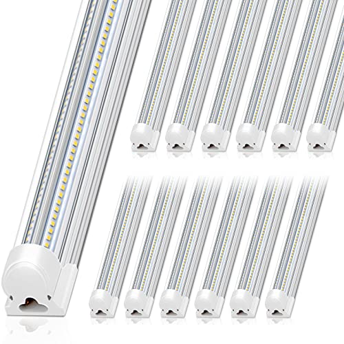 T8 LED Shop Lights 8FT (5000K / 8ft-12 Packs-100w)