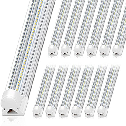 T8 LED Shop Lights 8FT (5000K / 8ft-12 Packs-100w)