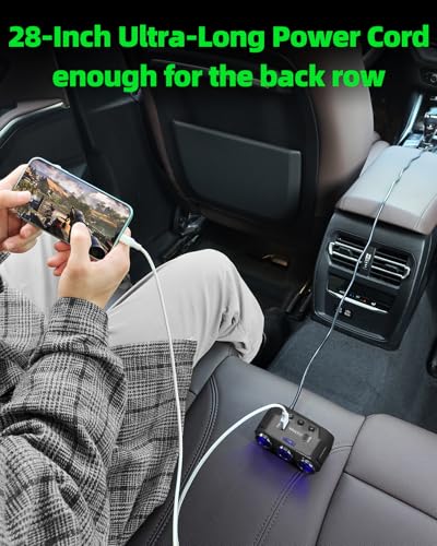 QC3.0&PD Cigarette Lighter Adapter (140W-B39-C)