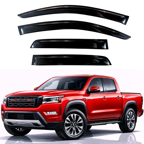 Rain Guards Window Visors for 2022 (2022-2026 Frontier Crew Cab)