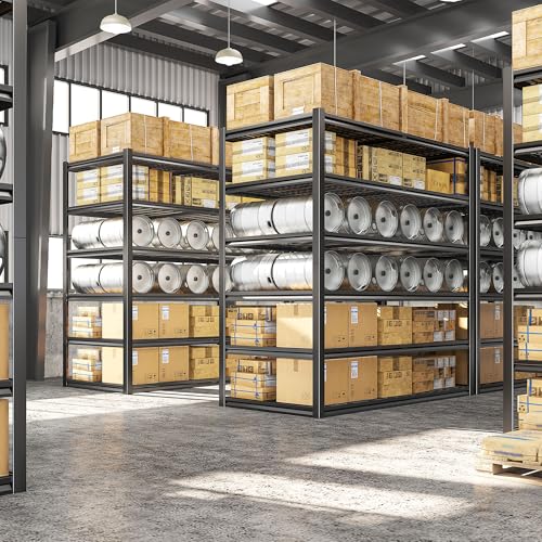 Heavy Duty Garage Shelving (6-Tier,55" W x 26" D x 84" H)