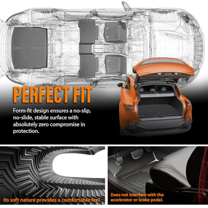 TPE Floor Mats Fit Honda CR (23-25|Fit Honda CRV|4PCS)