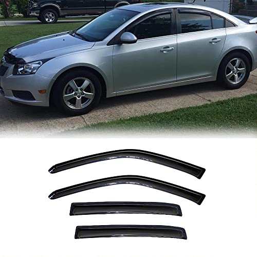 Window Visors Rain Guards for 11 (11-15 Cruze)