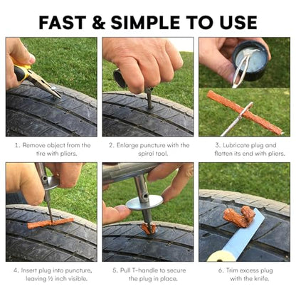 Tire Plug Kit (Tire Repair Kit)