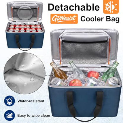 Car Trunk Organizer and Storage for Car (Blue / Extra Large)