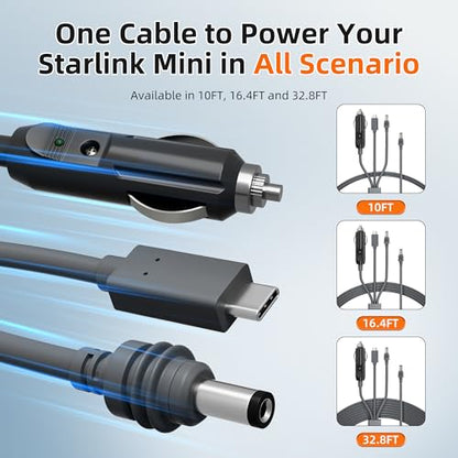 Starlink Mini Power Cable 3