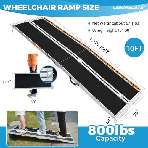 Portable Wheelchair Ramp 10FT (10FT)
