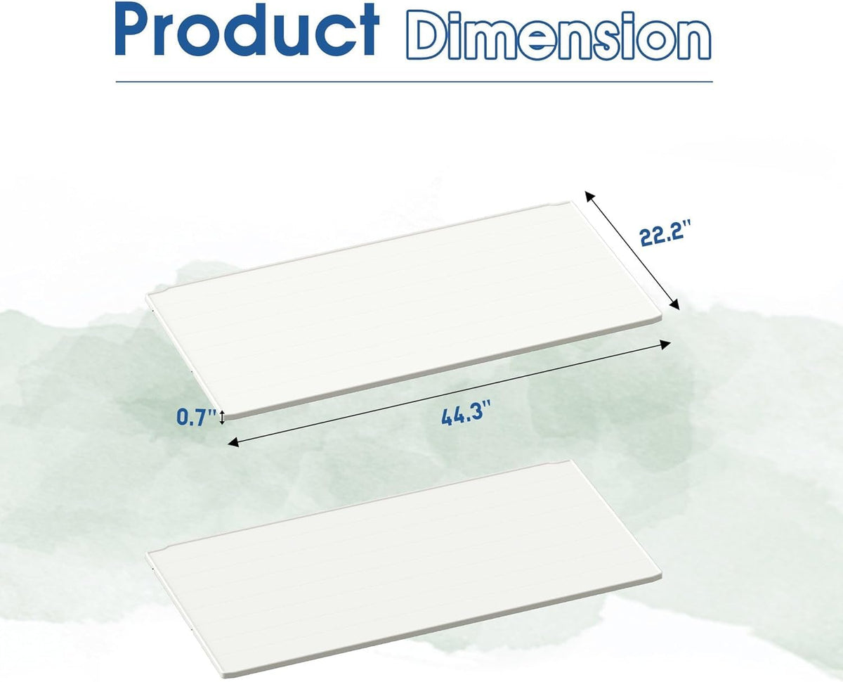 2 Shelves of 26 (Shelves / 2 Count / White)
