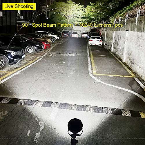 9 Inch Led Driving Lights Round (9 Inch 128W Clear)