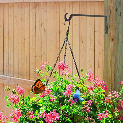12" Plant Hangers 6 (Black / 12in-6-Black)