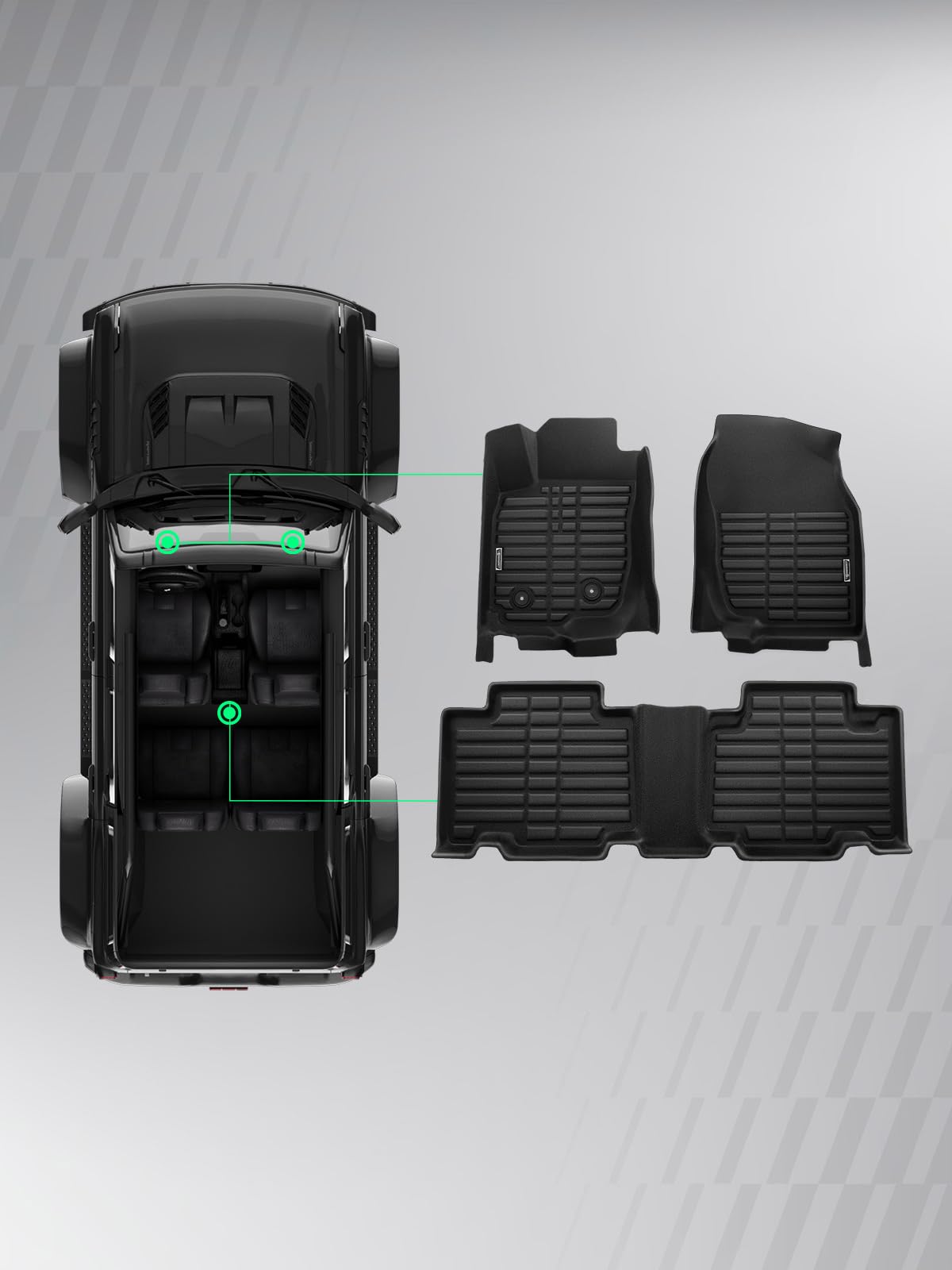 Automotive Floor Mats for Toyota RAV4 2006 (2006-2012)
