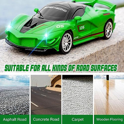 RC Cars Remote Control Car for Kids (Green Car)