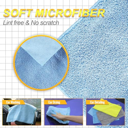 Car Wash Drying Towels (Sky Blue)