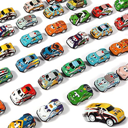 36PCS Mini Pull Back Cars for Kids Toddlers 3
