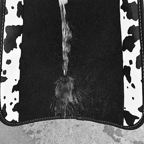 Waterproof Universal 3 Row Car Floor Mats (Cow Print（3Row）)